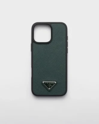 Saffiano-läderfodral för iPhone 16 Pro Max Saffiano-läderfodral för iPhone 16 Pro Max
