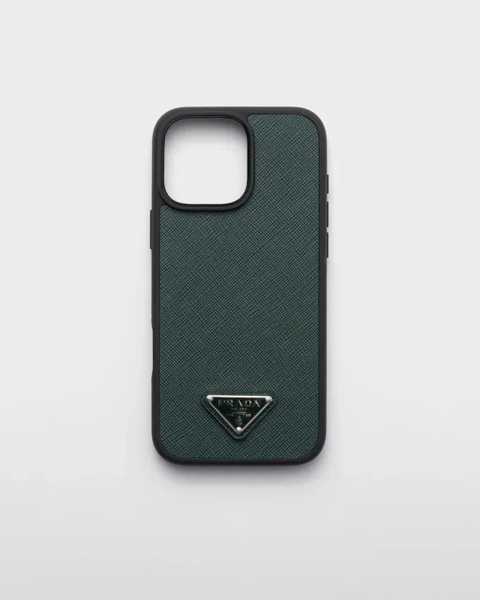 Saffiano-läderfodral för iPhone 16 Pro Max Saffiano-läderfodral för iPhone 16 Pro Max