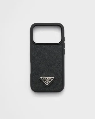 Saffiano-läderfodral för iPhone 17 Pro Saffiano-läderfodral för iPhone 17 Pro