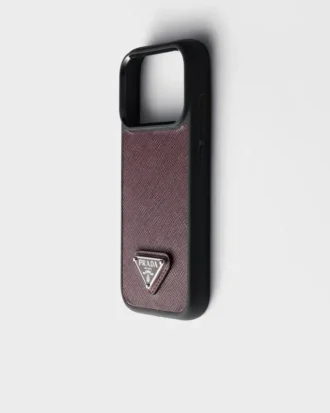 Saffiano-läderfodral för iPhone 17 Pro Saffiano-läderfodral för iPhone 17 Pro