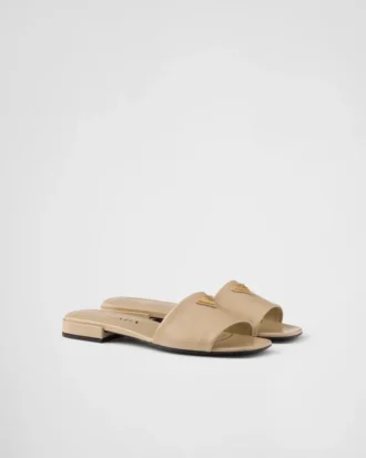 Saffiano-lädersandaler Saffiano-lädersandaler