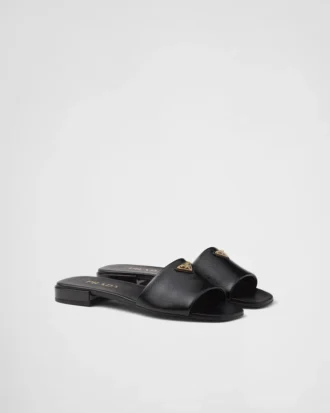 Saffiano-lädersandaler Saffiano-lädersandaler