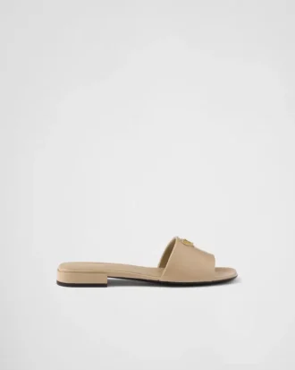 Saffiano-lädersandaler Saffiano-lädersandaler