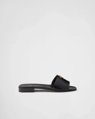 Saffiano-lädersandaler Saffiano-lädersandaler