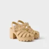 Sandaler med gummiplattform Sandaler med gummiplattform