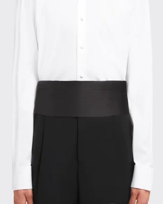 Satin-smokingkummerbund Satin-smokingkummerbund