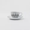 Set med fyra espressokoppar i porslin – Stripes Set med fyra espressokoppar i porslin – Stripes