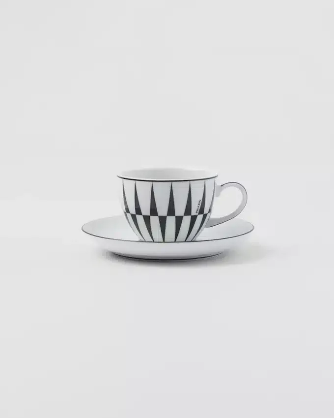 Set med fyra espressokoppar i porslin – Stripes Set med fyra espressokoppar i porslin – Stripes