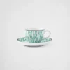 Set med fyra espressokoppar i porslin – Vienna Green Set med fyra espressokoppar i porslin – Vienna Green