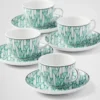 Set med fyra espressokoppar i porslin – Vienna Green Set med fyra espressokoppar i porslin – Vienna Green