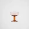 Set med två champagneglas i kristall – Plinth Set med två champagneglas i kristall – Plinth