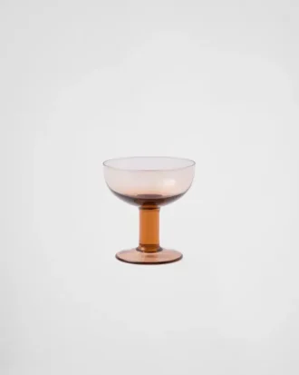 Set med två champagneglas i kristall – Plinth
