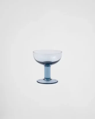 Set med två champagneglas i kristall – Plinth