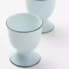 Set med två äggkoppar i porslin – Celadon Set med två äggkoppar i porslin – Celadon