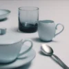 Set med två kaffeskedar i rostfritt stål Set med två kaffeskedar i rostfritt stål
