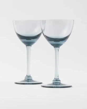 Set med två kristallcocktailglas – New York