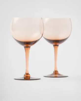 Set med två kristallglas för rött vin – New York Set med två kristallglas för rött vin – New York