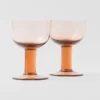 Set med två kristallglas för rött vin – Plinth Set med två kristallglas för rött vin – Plinth