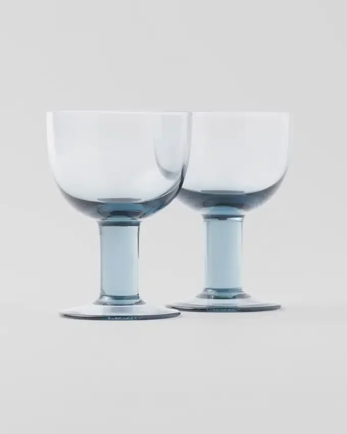 Set med två kristallglas för rött vin – Plinth Set med två kristallglas för rött vin – Plinth