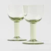Set med två kristallglas för vitt vin – Plinth Set med två kristallglas för vitt vin – Plinth