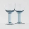 Set med två kristallglas för vitt vin – Plinth Set med två kristallglas för vitt vin – Plinth
