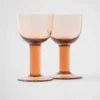 Set med två kristallglas för vitt vin – Plinth Set med två kristallglas för vitt vin – Plinth