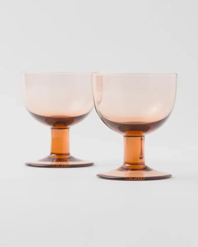 Set med två kristallvattenglas – Plinth Set med två kristallvattenglas – Plinth