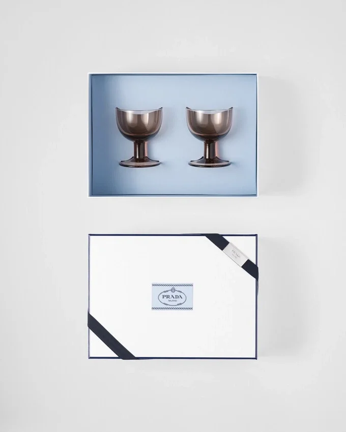 Set med två kristallvattenglas – Plinth Set med två kristallvattenglas – Plinth