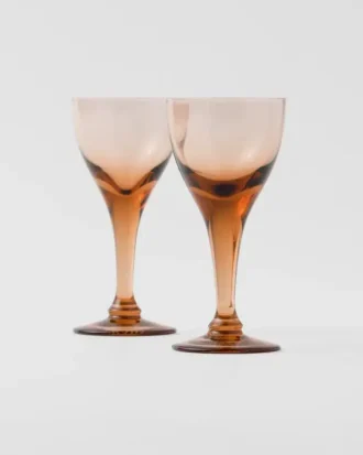 Set med två likörglas i kristall – New York Set med två likörglas i kristall – New York