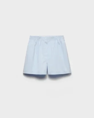 Shorts i bomullspoplin