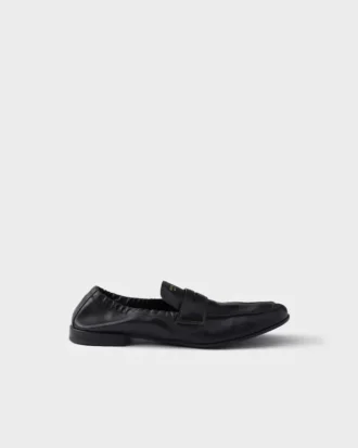 Shuffle Loafers i antikbehandlat läder