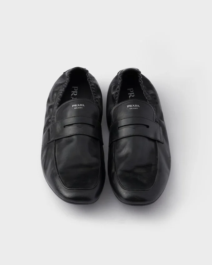 Shuffle Loafers i antikbehandlat läder Shuffle Loafers i antikbehandlat läder