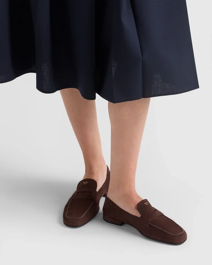 Shuffle Loafers i antikbehandlat mocka Shuffle Loafers i antikbehandlat mocka