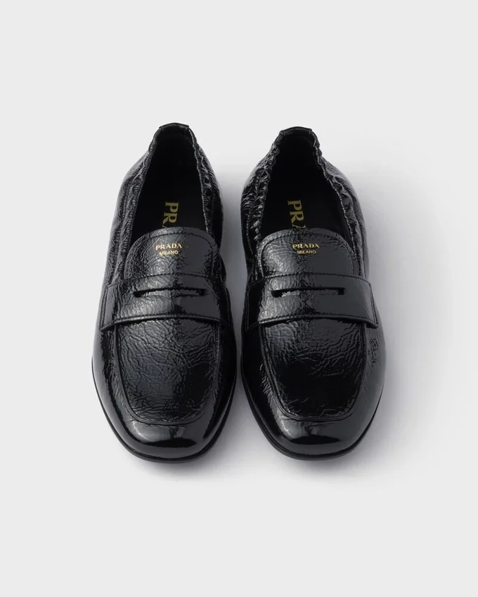 Shuffle-loafers i lackläder Shuffle-loafers i lackläder
