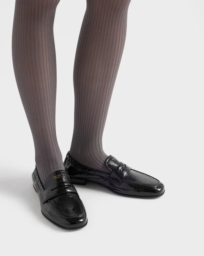 Shuffle-loafers i lackläder Shuffle-loafers i lackläder