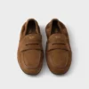 Shuffle-loafers i nubuckläder Shuffle-loafers i nubuckläder