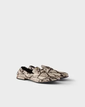 Shuffle-loafers i tryckt Ayers-läder Shuffle-loafers i tryckt Ayers-läder