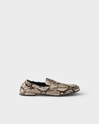 Shuffle-loafers i tryckt Ayers-läder Shuffle-loafers i tryckt Ayers-läder