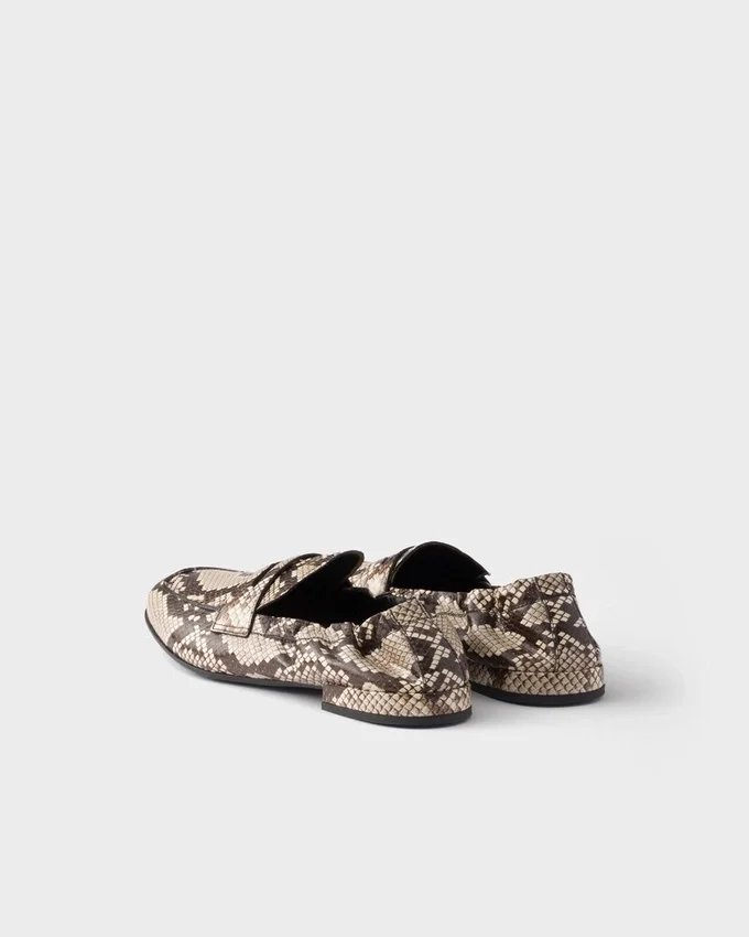 Shuffle-loafers i tryckt Ayers-läder Shuffle-loafers i tryckt Ayers-läder