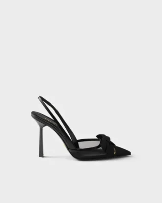 Slingback-pumps i mesh Slingback-pumps i mesh