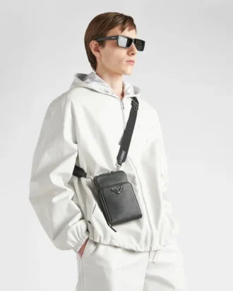 Smartphonefodral i Saffiano-läder