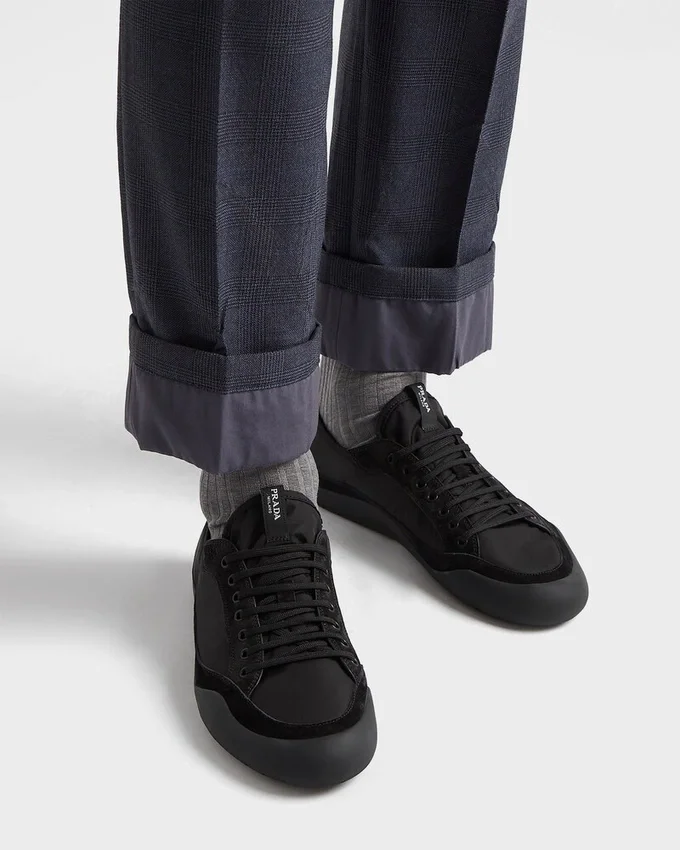 Speedrock Re-Nylon och mocka-sneakers Speedrock Re-Nylon och mocka-sneakers