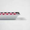 Stort fyrkantigt porslinsfat – Triangles Stort fyrkantigt porslinsfat – Triangles