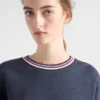 Sweatshirt i bomullsfleece med rund hals Sweatshirt i bomullsfleece med rund hals