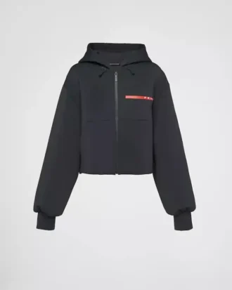 Sweatshirt i återvunnen dubbeljersey