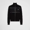 Sweatshirt med detaljer i Re-Nylon Sweatshirt med detaljer i Re-Nylon