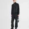 Sweatshirt med detaljer i Re-Nylon Sweatshirt med detaljer i Re-Nylon