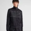 Sweatshirt med detaljer i Re-Nylon Sweatshirt med detaljer i Re-Nylon