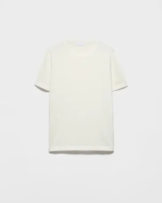 T-shirt i kashmir och siden T-shirt i kashmir och siden