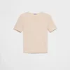 T-shirt med korta ärmar i stretchtyg T-shirt med korta ärmar i stretchtyg